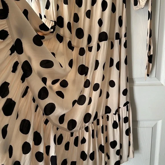 Kivari Polka Dot Midi Dress S